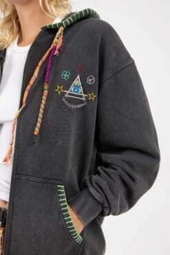 ELEVEN PARIS Moon Noir Délavé -Eleven Paris MOONSO10040.web