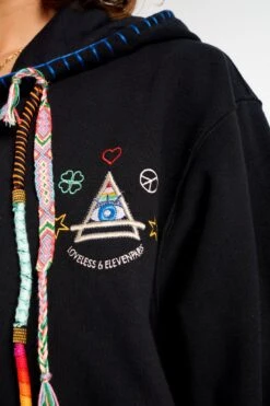 ELEVEN PARIS Moon Noir -Eleven Paris Moon black 0715