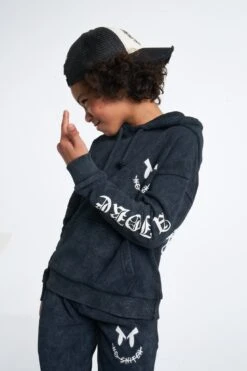 Nevida Noir Délavé -Eleven Paris NEVIDABLACKWASH8079